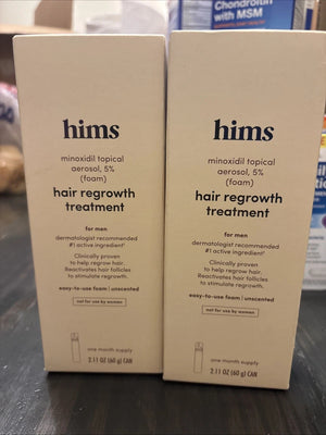 Hims Hair Regrowth Treatment for Men 2.11oz x 2 Pack
