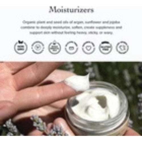 LOT of 2 - Evanhealy Blue Chamomile Moisturizer /Sensitive & Dry Skin 1.4Fl Oz
