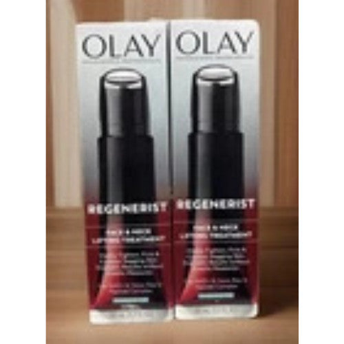 Olay Regenerist Face & Neck Lifting Treatment -Fragrance Free- 1.7oz ea 2 PK!
