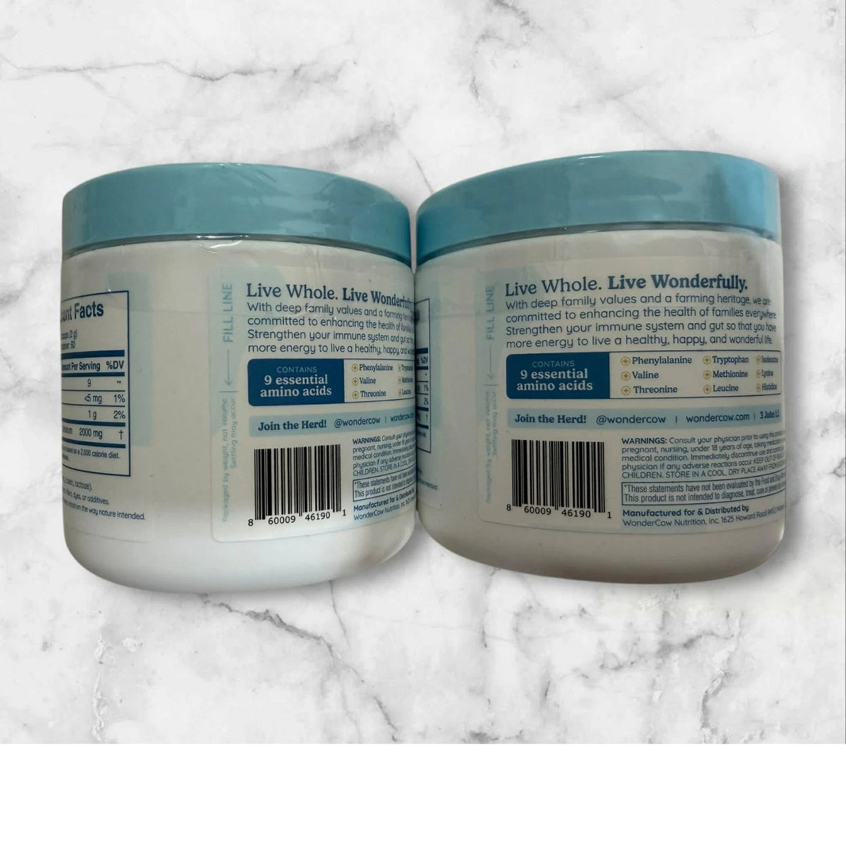 2 JARS Wondercow Colostrum Powder  Gut Health Immun Support Recovery 60 Servings